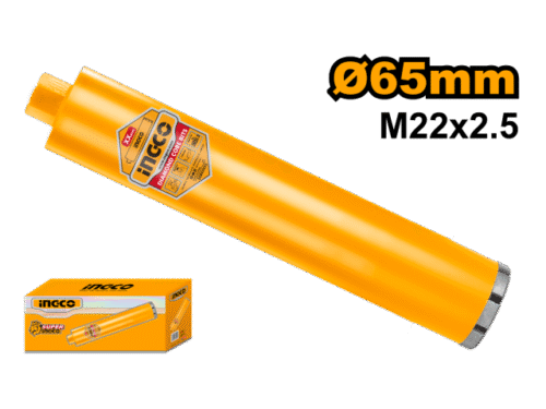 MECHA COPA DIAMANTADA SACATESTIGOS HORMIGON Ø 65MM X 450MM TALADRO VERTICAL INGCO DCB580658