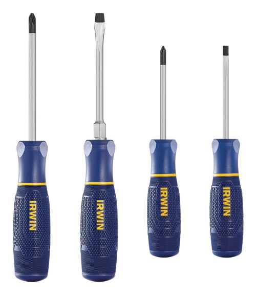 JUEGO DESTORNILLADORES IRWIN PRO 4PCS C/ERGONOMICO. Irwin 1948799
