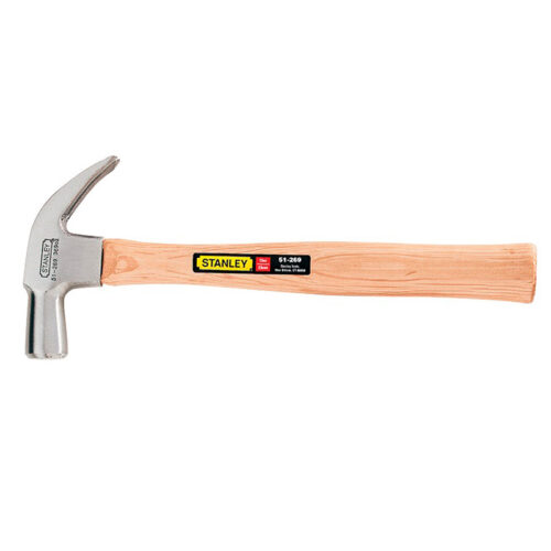 Martillo De Uña con Mango de Madera Cabeza Cónica 16oz(454 gr). Stanley 51271