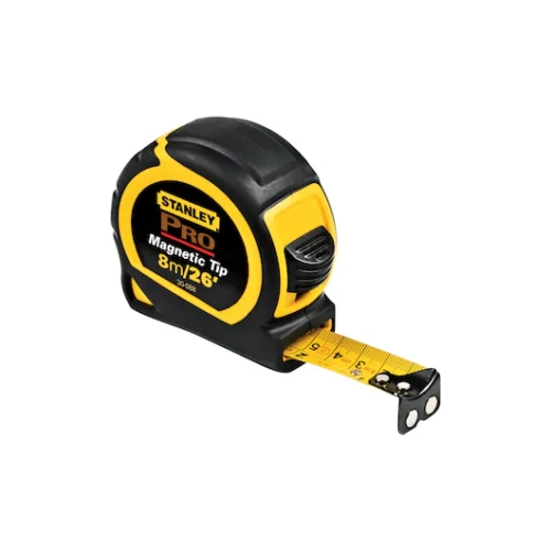 Cinta Métrica PRO 8m/26' Largo x 1" Ancho. Stanley 30088M