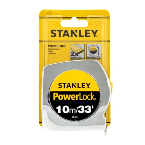 Cinta Métrica PowerLock® 10m/33'. Stanley 33463