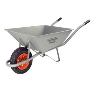 Carretilla de mano Extraforte Tramontina con Caja Reforzada Metálica Gris 65 L, Brazo Metálico Y Llanta Maciza. Tramontina 77714235