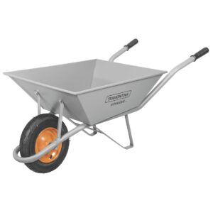 Carretilla de mano Extraforte Tramontina con Caja Reforzada Metálica Gris 65 L, Brazo Metálico e Rueda Inflable. Tramontina 77714435