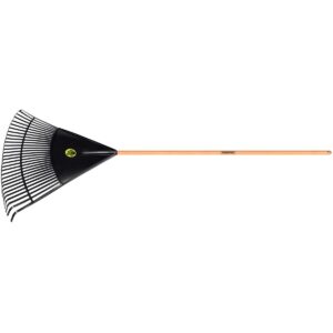 Escoba Plástica Negra Tramontina con 30 Dientes y Mango de Madera 120 cm. Tramontina 77856804