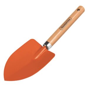 Palita ancha metálica, para jardinería Tramontina, con mango de madera. Tramontina 77907001