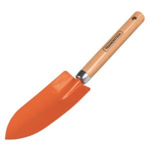 Palita estrecha, metálica, para jardinería Tramontina, con mango de madera. Tramontina 77908001