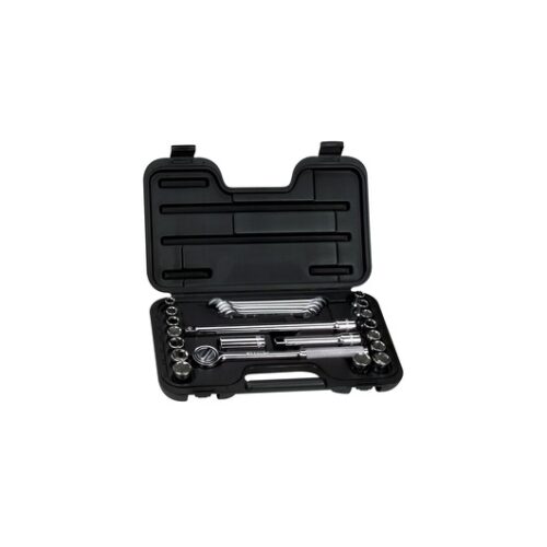 Juego De Herramientas Mecánicas Mando 1/2" – 25 Piezas - Métrico/Sae. Stanley 86736