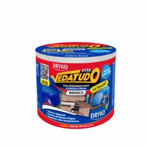 Rollo de Cinta Multiusos Blanca de 10cm x 1.5m. Driko ULTRADRY-BCO