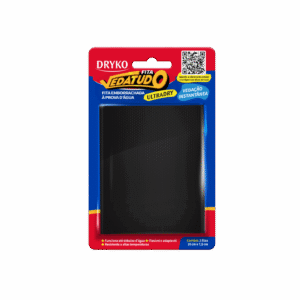 Blister con Parches de Cinta Multiusos Negra de 10cm x 7.5cm. Driko ULTRABLIS-PTO
