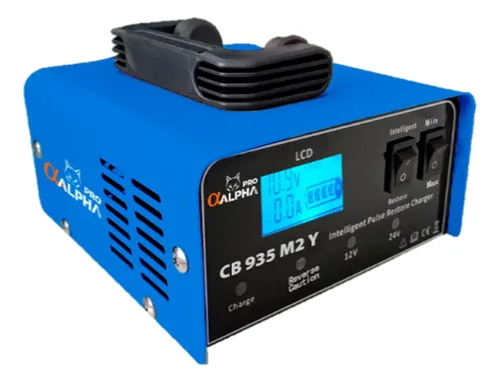 Cargador De Batería Y Mantenedor Auto, Moto 10a 12-24v. Alpha CB935M2Y