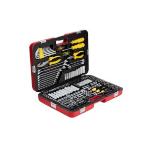 Juego de Dados Encastre de ¼" , 3/8", ½” Métrico/Pulgadas 150 Piezas. Stanley R99150-LA