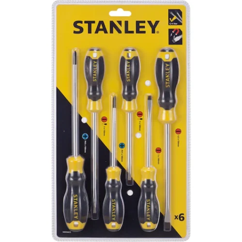 Juego de 6 Destornilladores CushionGrip™. Stanley STMT66672-840
