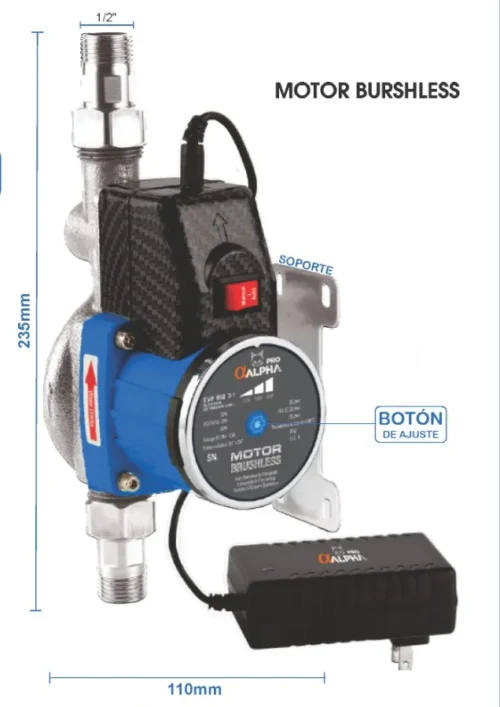 Presurizador 3 En 1 24v 50w-70w-85w Brushless. Alpha BEP831