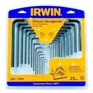 Juego de llaves Allen de 1,5 a 10 mm y 0,50 a 3/8, 25 piezas. Irwin IW10759