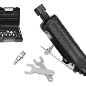 Amoladora Recta Neumatica Torno 6mm + Valija Piedras. Alpha NMA730