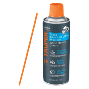 Grasa Aerosol blanca litio295ml «TRUPER» WT-300GL. CODIGO DE PRODUCTO: 40028200