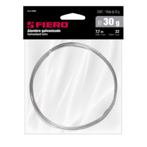 Alambre galv Nº14,d:1.85mm,Roll:1,4mt»FIERO»ALG-145B x rol. CODIGO DE PRODUCTO: 40061162