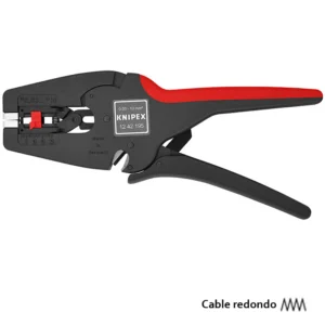 Ali.pelacable aut.7½»(0.03-10.0mm² Blist)»KNIPEX» 1242195SB. CODIGO DE PRODUCTO: 40066068
