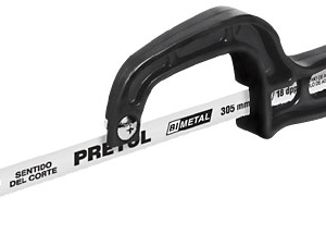 Arco sierra Plás.ABS p/hojas rotas /hoja HSS «PRETUL»MAT-12P. CODIGO DE PRODUCTO: 40130108