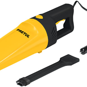 Aspiradora p/auto 12v.60w.,600ml.depósito «PRETUL» ASP-12V-P. CODIGO DE PRODUCTO: 40175900