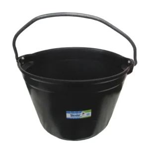 Balde negro de PVC, reforzado p/construcción «SLENDER». CÓDIGO DE PRODUCTO: 40199080