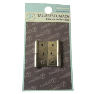 Bisagra hierro níquel 2″ derecha»FUMACA» H55608D8 x 2un. CODIGO DE PRODUCTO: 40275170