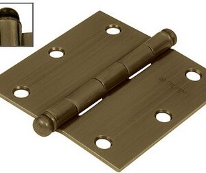 Bisagra cab.redonda,ac.bronce antig. 2″x2″ «HERMEX» BC-202R. CODIGO DE PRODUCTO: 40275278