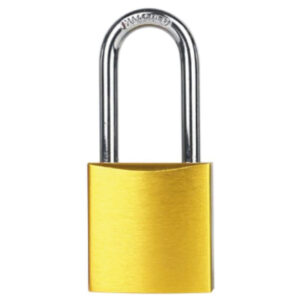 Candado de bloqueo amarillo(cuerpo aluminio)»BOZZYS»BD-A30. CODIGO DE PRODUCTO: 40281081