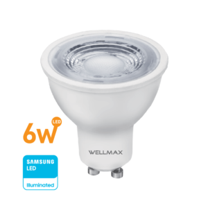 Lámp. LED Dicroica 6.5w DIMER(equiv.35w)GU10 Cálida»WELLMAX»