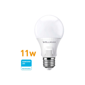 Lámpara LED 11w (equivale 100w) A60-E27, Cálida «WELLMAX». CÓDIGO DE PRODUCTO: 50400375