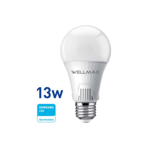 Lámpara LED 13w (equivale 115w) A65-E27, Fría «WELLMAX». CÓDIGO DE PRODUCTO: 50400380