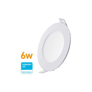 Panel LED Embutir Redondo 6w(360Lúm)D:12cm Cálida «WELLMAX». CODIGO DE PRODUCTO: 50400505