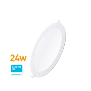 Panel LED Embutir Redondo 24w(1600Lúm)D:30cm Cálida»WELLMAX». CÓDIGO DE PRODUCTO: 50400535