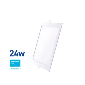 Panel LED Embutir Cuadrado 24w(1700Lúm)30cm Fría «WELLMAX». CÓDIGO DE PRODUCTO: 50400590