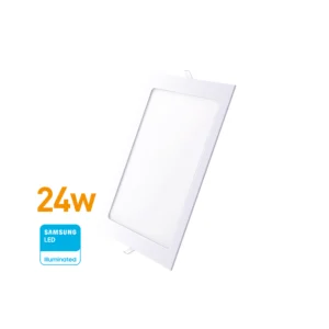Panel LED Embutir Cuadrado 24w(1600Lúm)30cm Cálida «WELLMAX». CÓDIGO DE PRODUCTO: 50400595