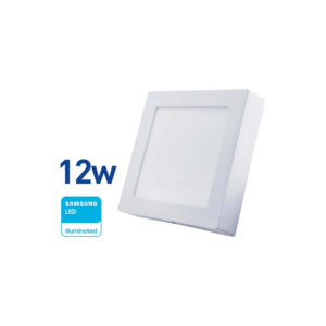 Panel LED Cuadrado 12w(840Lúm)L:17cm Fría «WELLMAX». CÓDIGO DE PRODUCTO: 50400660