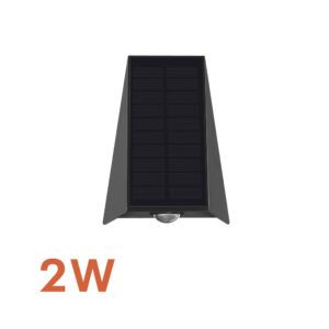 Farol pared LED Solar Bi-direccional 1 Haz 2W Cál. «VOLTA». CÓDIGO DE PRODUCTO: 50501992