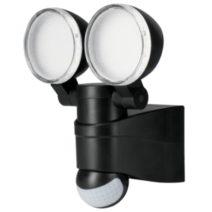 Foco de seguridad LED Negro sensor de movimiento (160°-10mt)»VOLTECK»ARB-902L. CÓDIGO DE PRODUCTO: 50510400