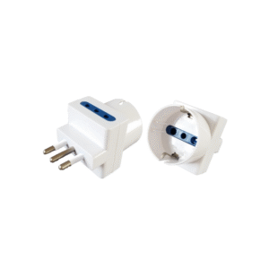 Adaptador Schuko multiple 3 en linea 10A, «VOLTA». CÓDIGO DE PRODUCTO: 50800125