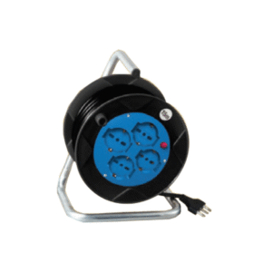 Alargue carrete (4) Schuko. 15mt 10A «VOLTA». CÓDIGO DE PRODUCTO: 50800520