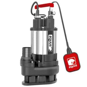 Bomba de agua sumergible 750W EQUUS para riego y drenaje. Código: V750Q