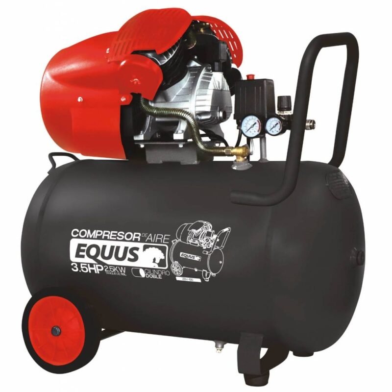 Compresor 3.5 HP 110L Equus Con Doble Cilindro. Código: ZBV-100 ...