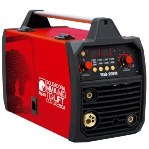 Soldadora Digital inverter IGBT 4 en 1 Flux/Gas MIG/MMA/ TIG Lift 200A Equus MIG-200MS