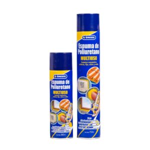 Espuma de Poliuretano Multiuso 500ml. Unisil MU850