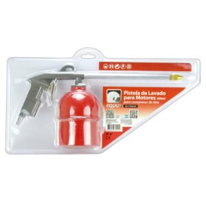 Pistola De Lavado para Motores 500ml Equus para Compresor de Aire. Código: GKSF005
