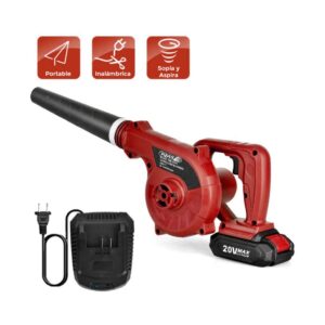 Sopla Aspiradora 2 en 1 Inalambrica 20V Bateria Litio. Equus 6001KIT