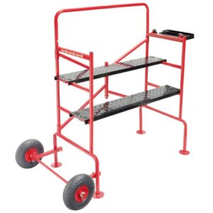 Mini Andamio con ruedas 2 plataformas Bandeja rebatible. Equus Código: T006A