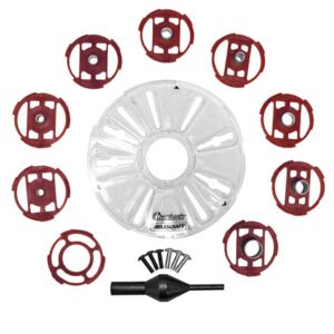 Base Router Bujes Intercambiables BasePlate / Bushing Set Milescraft. Código: 1261