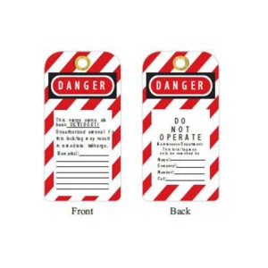 Tarj.plást»NO OPERAR»(resis:calor,UV)(p.25un)»BOZZYS»x paq. CODIGO DE PRODUCTO: 40281950