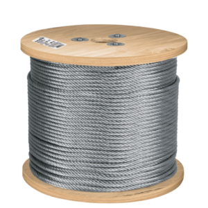 Cable Acero galva 1/2″ 7×19 rollo 75mt»FIERO»CAB-1/2F x mt. CODIGO DE PRODUCTO: 40310034